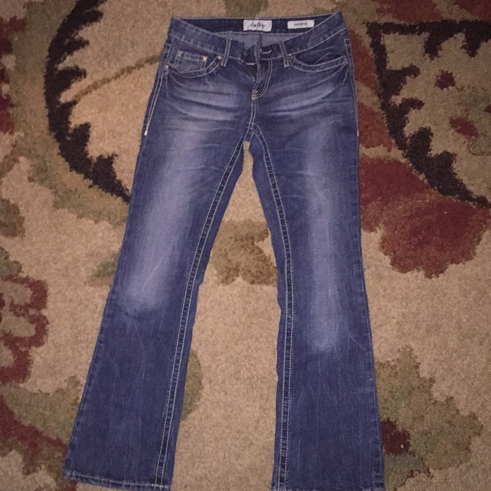 Day trip bootcut jeans
